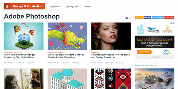 Лучшие источники уроков для Adobe Photoshop